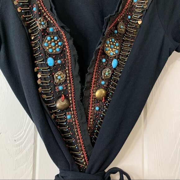 Pinko Southwestern Wrap Top - Picture 2 of 9